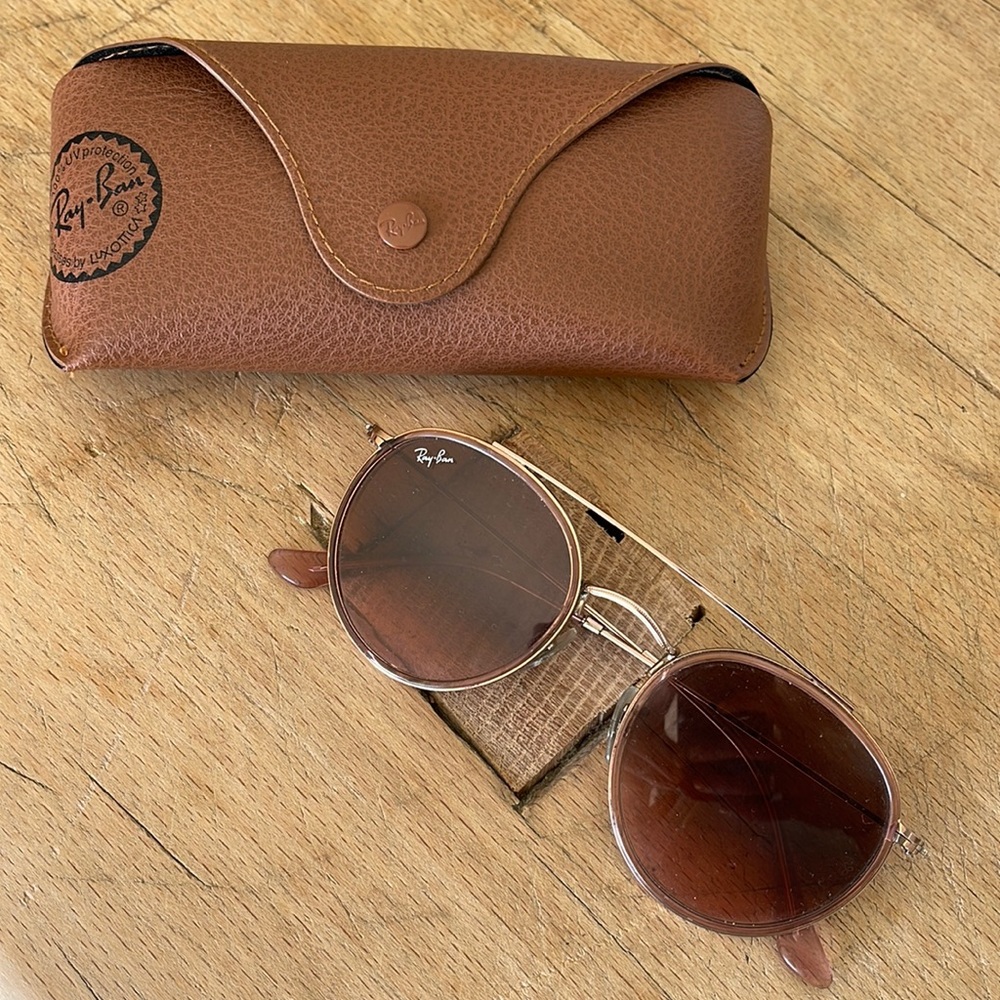 Ray Ban Round Double Bridge sunglasses